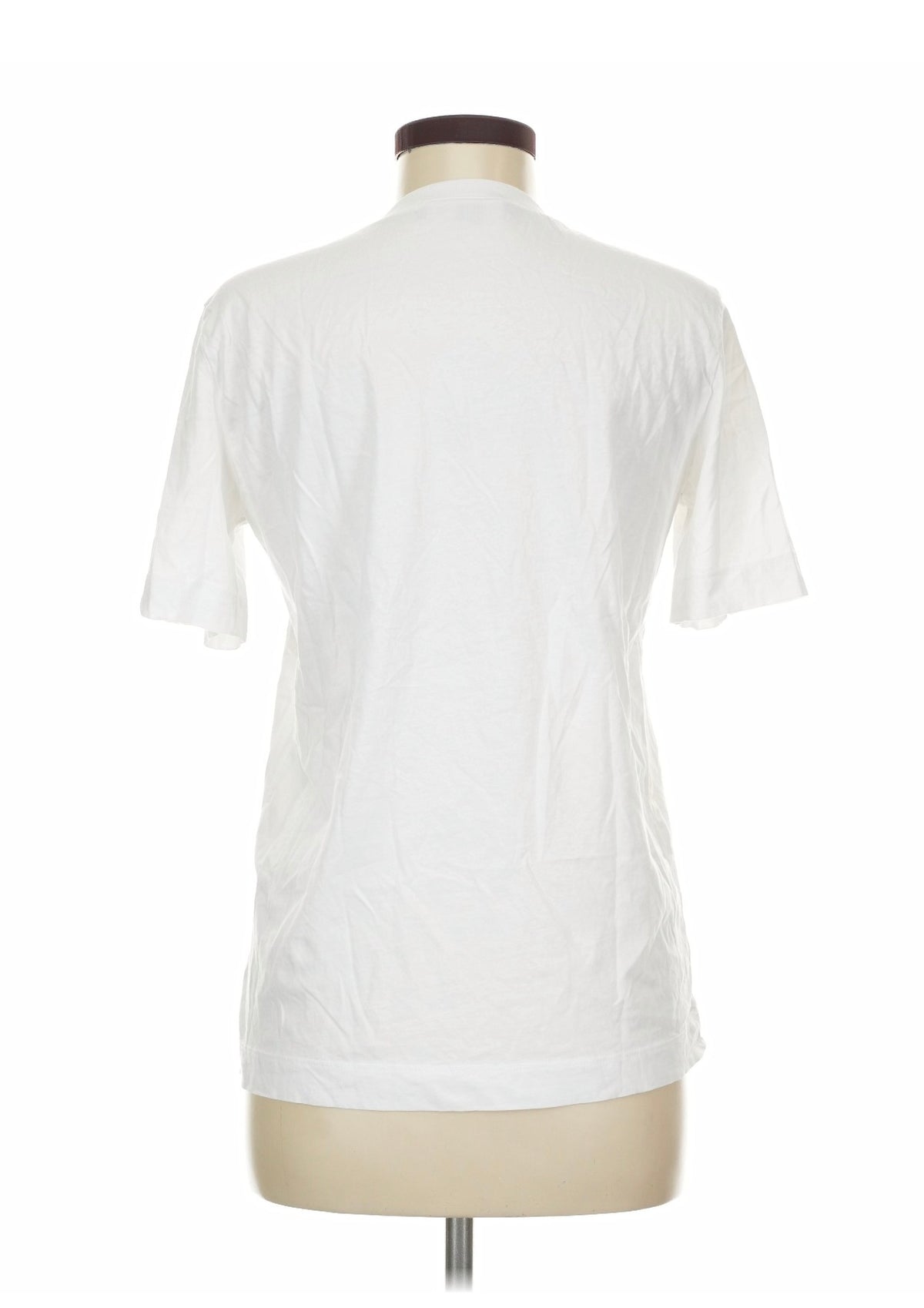 Love Moschino White Leopard Heart T-Shirt | Size 8