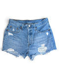 Levi's Distressed Cutoff Denim Shorts