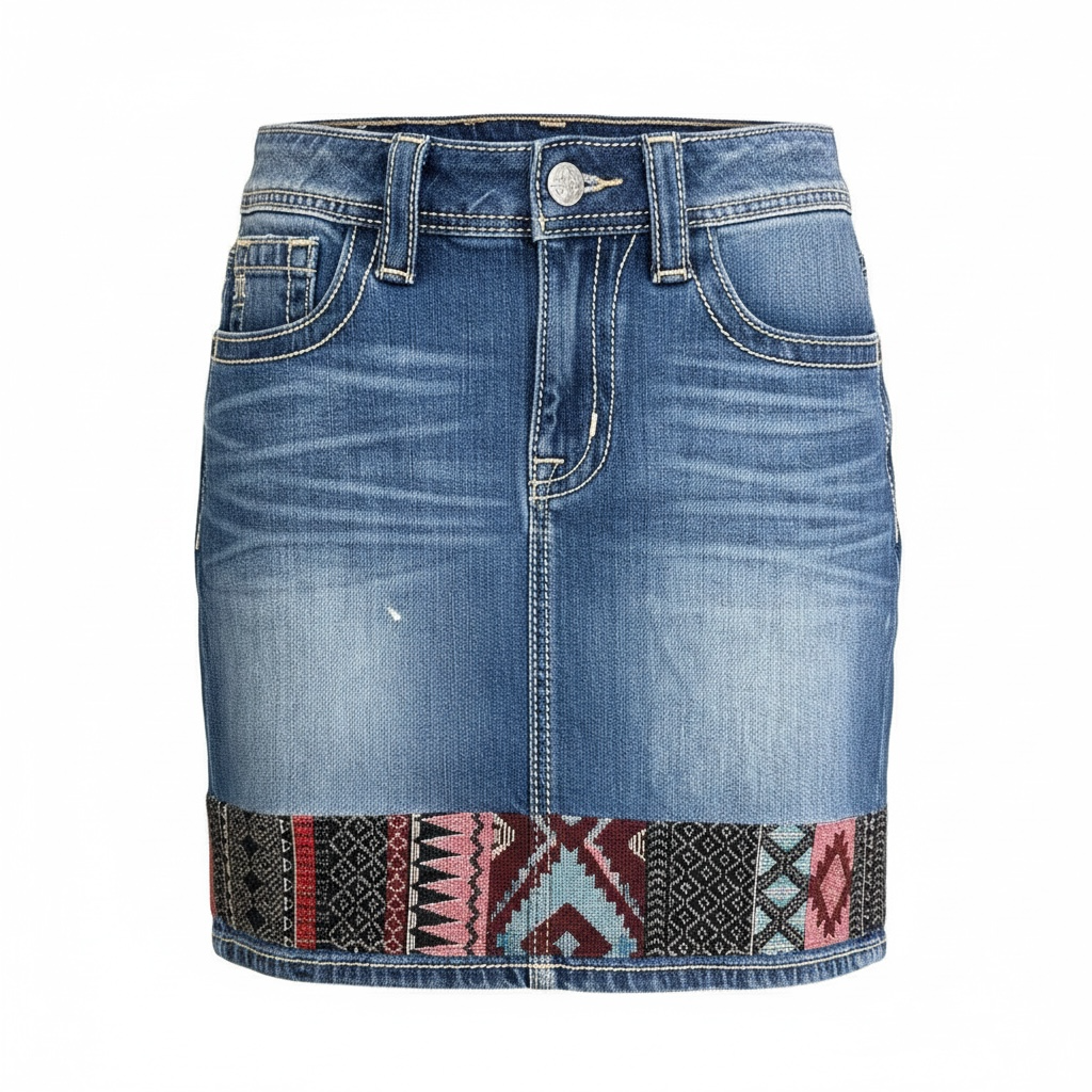 Miss Me Denim Mini Skirt — Size 26