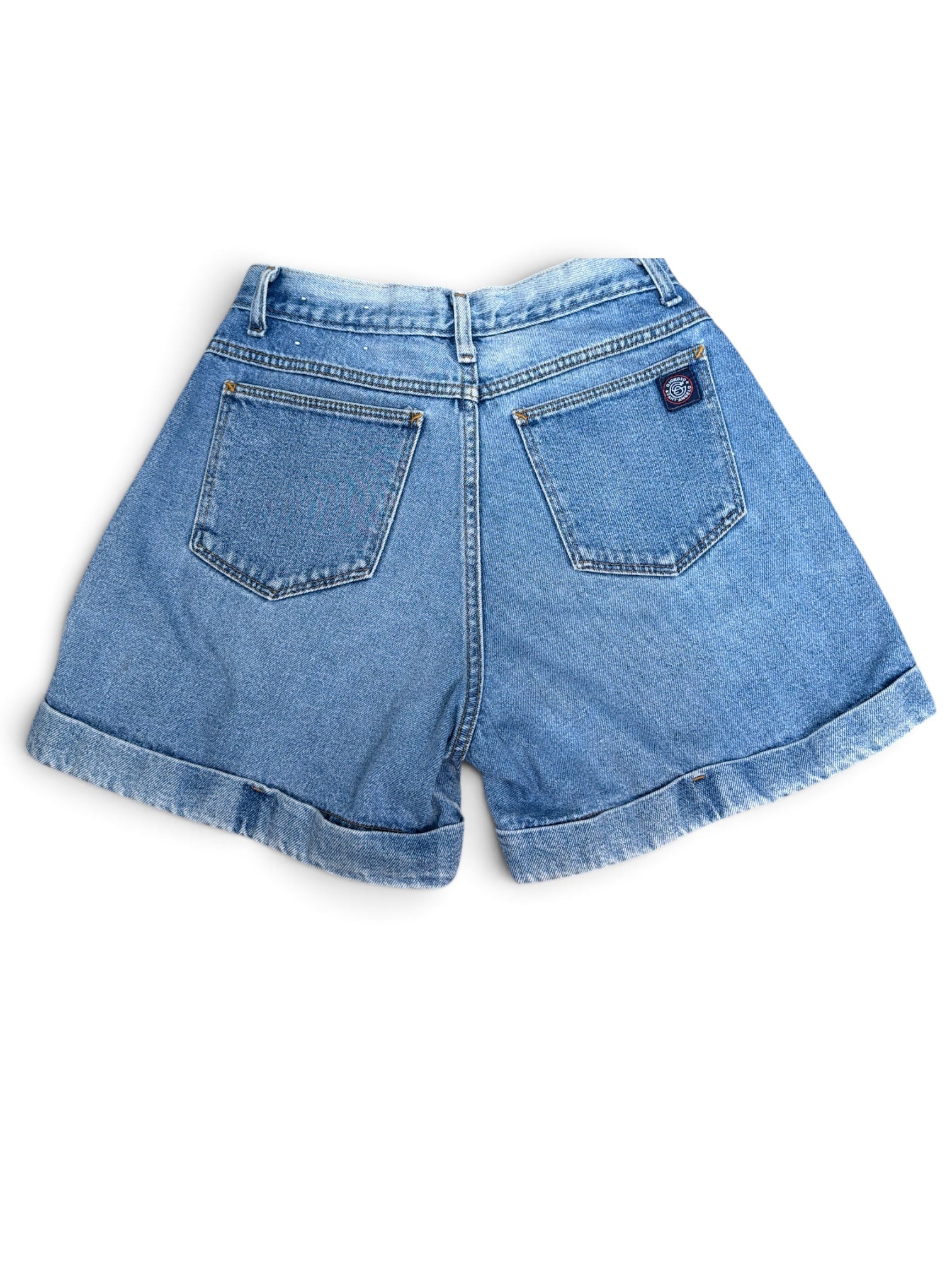 Giorgio Sant’Angelo Vintage High Waist Denim Shorts — Size 8