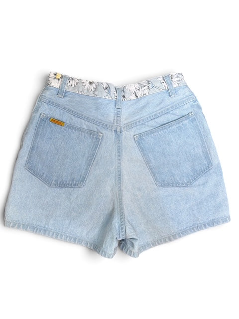 Vintage Jordache Daisy Print Jean Shorts