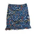 Free People Floral Ruffle Mini Skirt