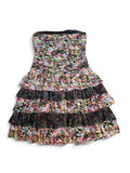As U Wish Floral Tiered Mini Dress