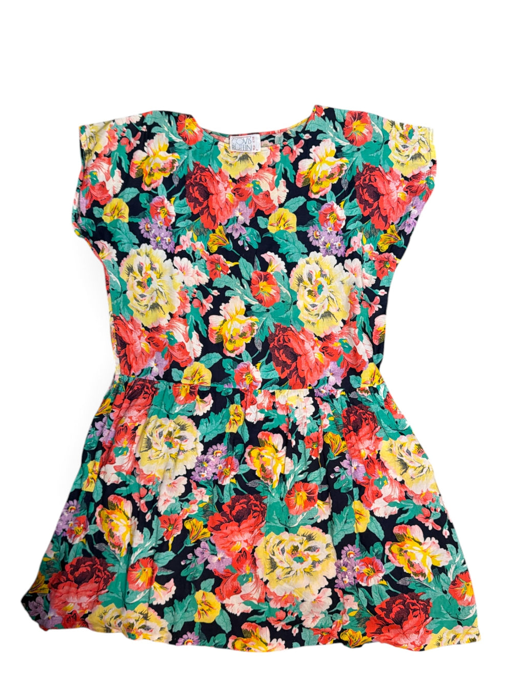Clovis Ruffin Vintage Drop Waist Dress