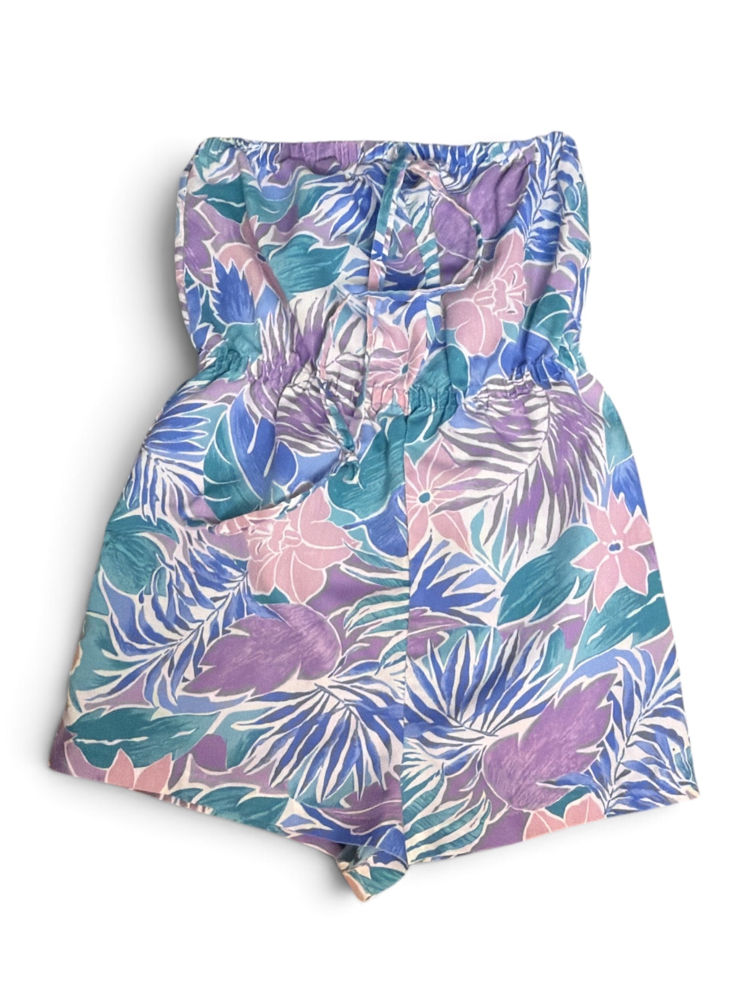 Vintage Bristol Tropical Print Romper