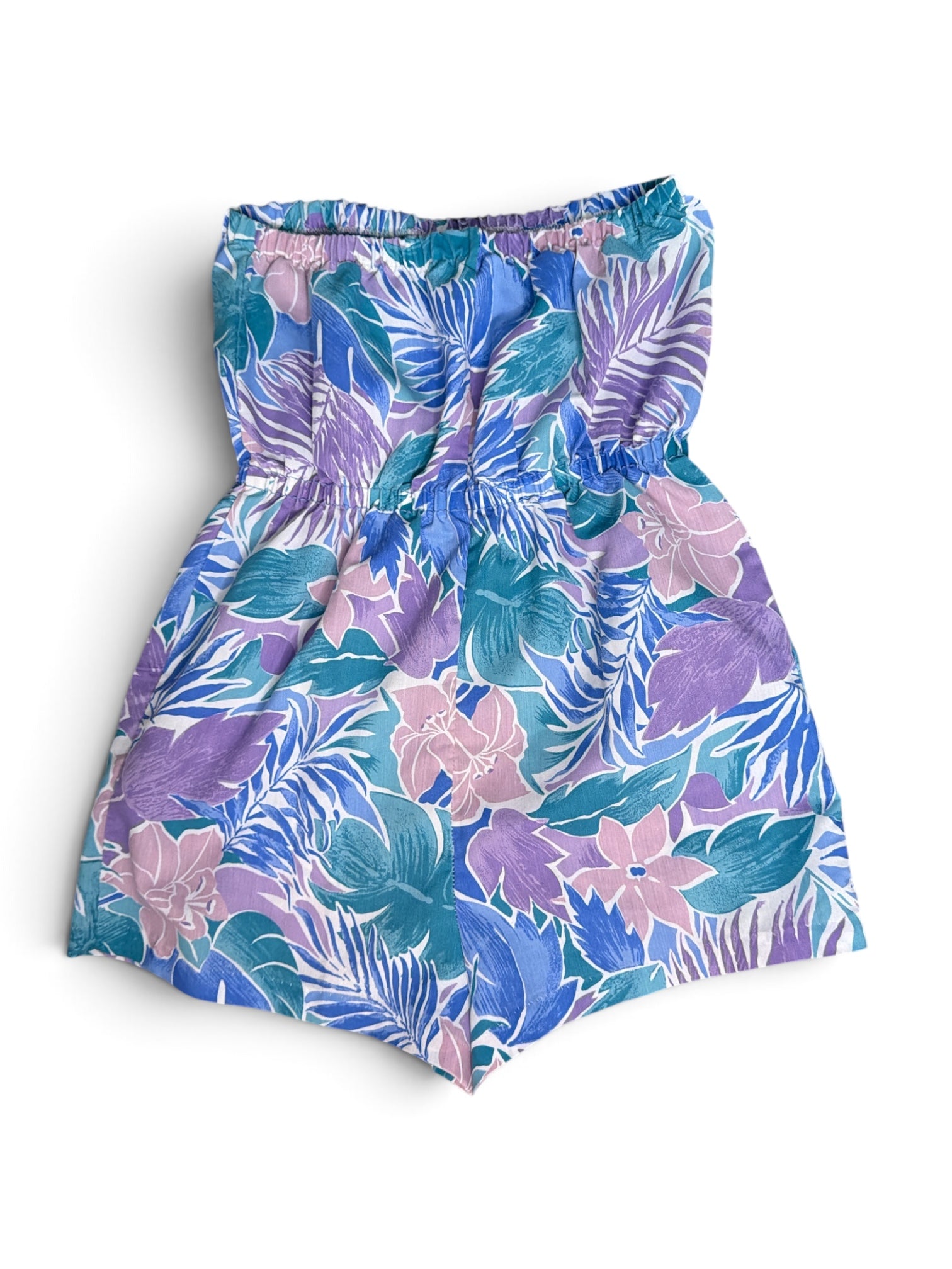 Vintage Bristol Tropical Print Romper