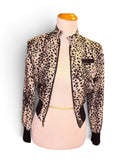 Vintage Members Only Leopard Print Jacket