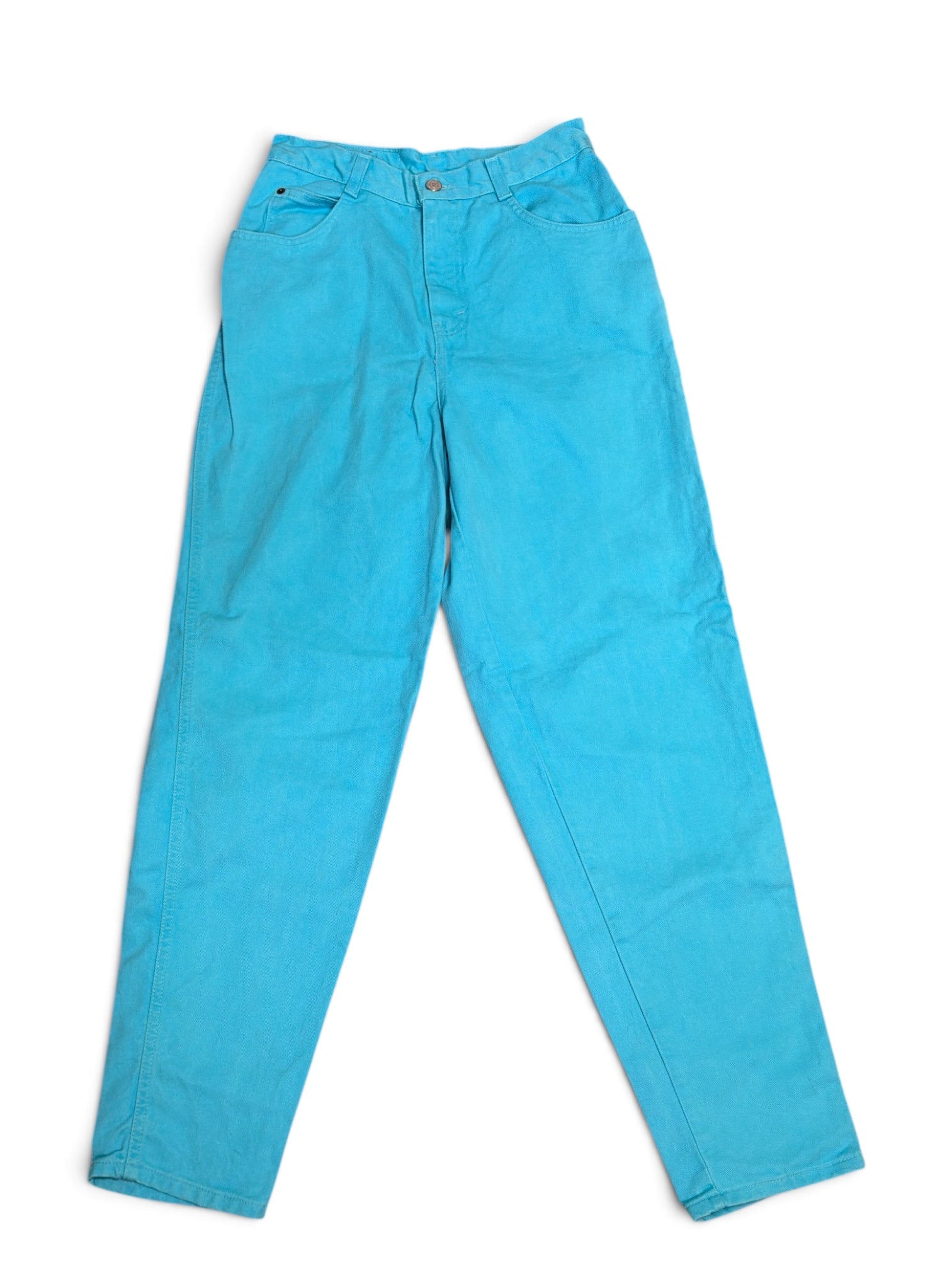 Vintage Gitano Turquoise High-Waisted Jeans with Original Tags
