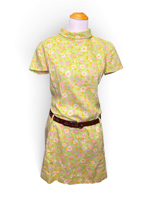 1970s Vintage Shift Dress