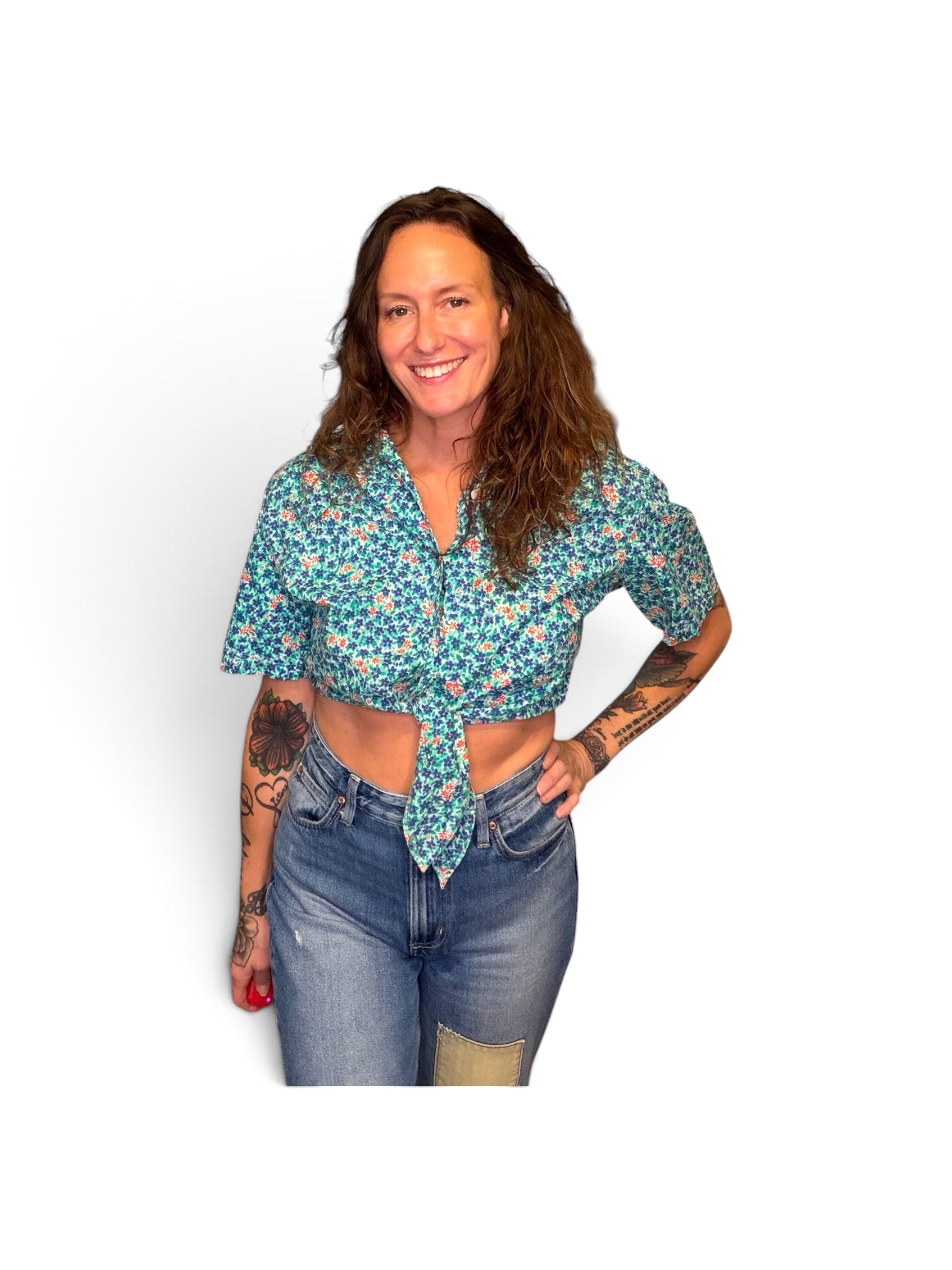 Lee Vintage Patchwork Denim Jeans