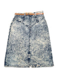 Vintage Cherokee Acid Wash Denim Skirt