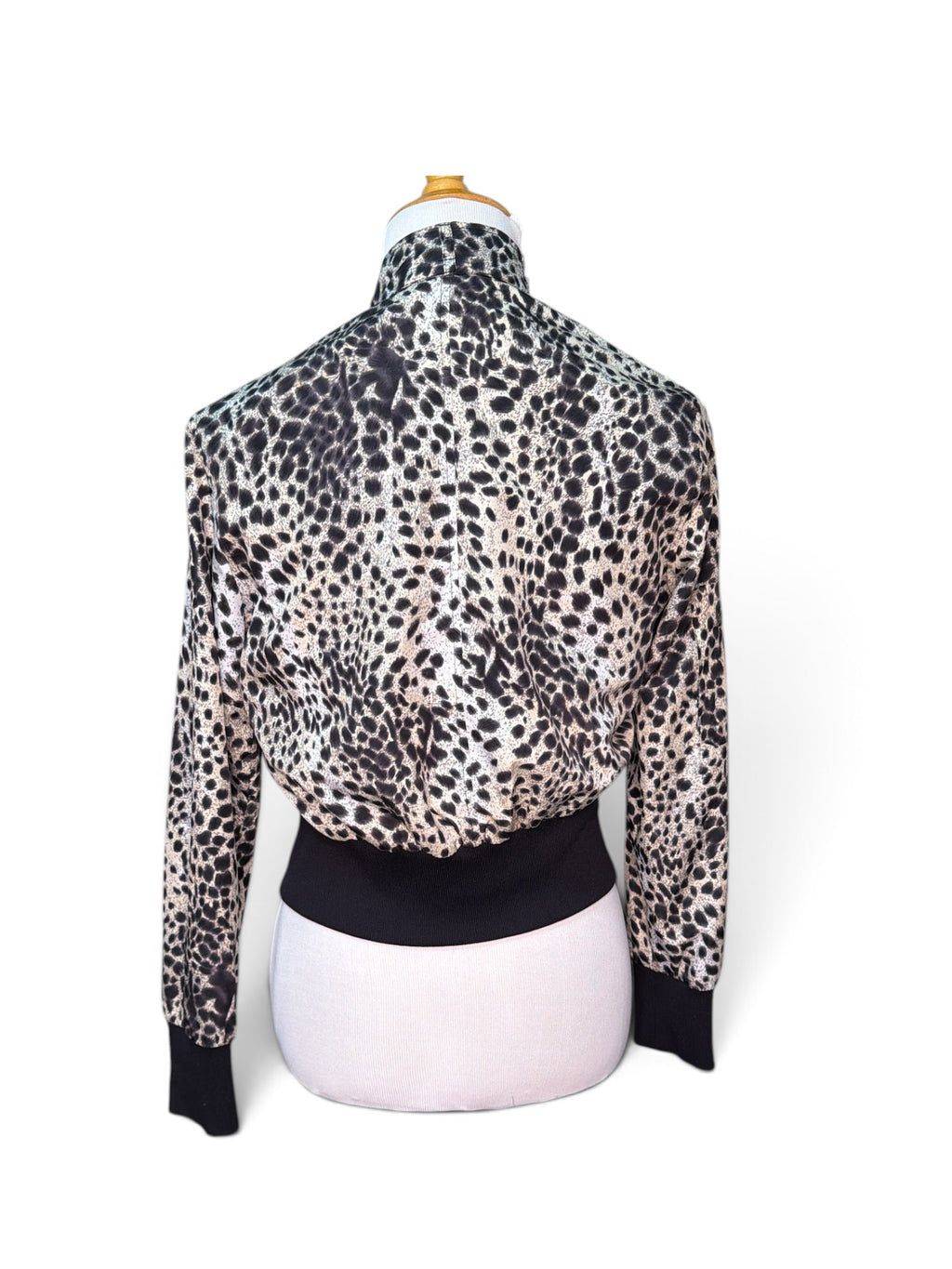 Vintage Members Only Leopard Print Jacket