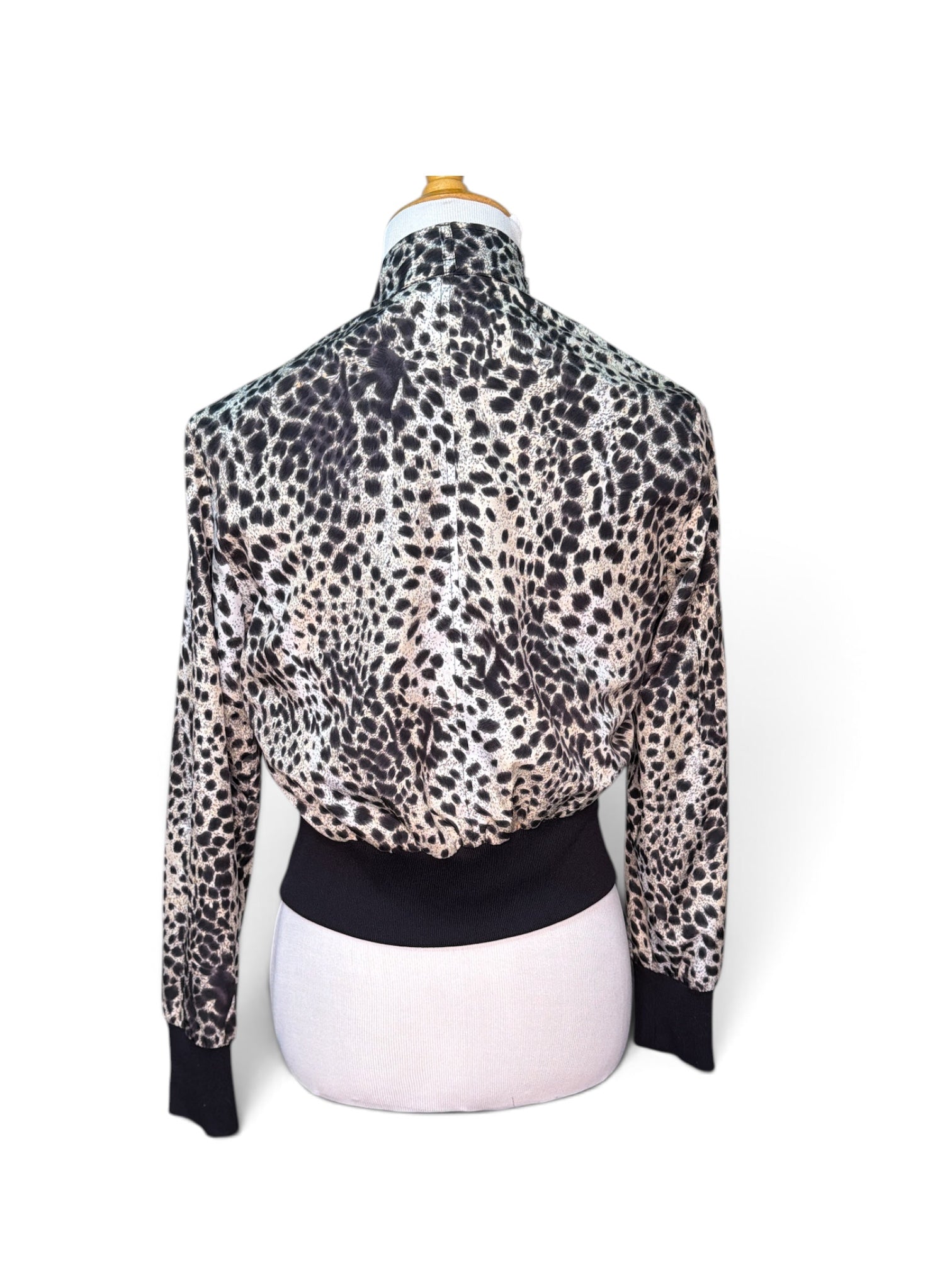 Vintage Members Only Leopard Print Jacket