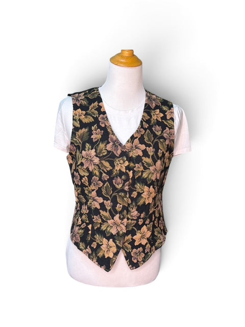 White Stag Vintage Floral Vest