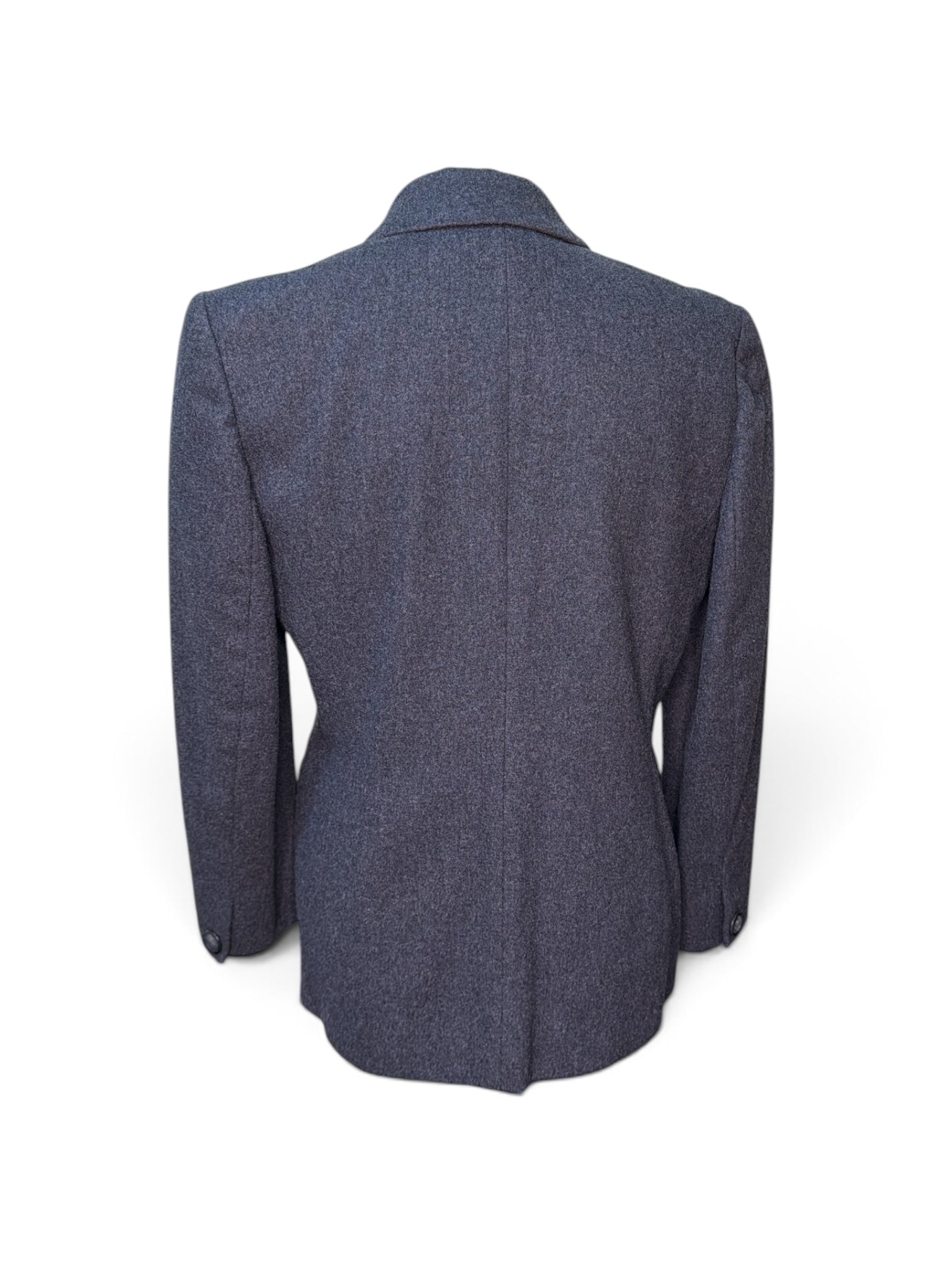 Vintage Pendleton 100% Virgin Wool Blazer in Charcoal Black