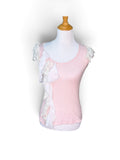 Y2K Feather Trim Top