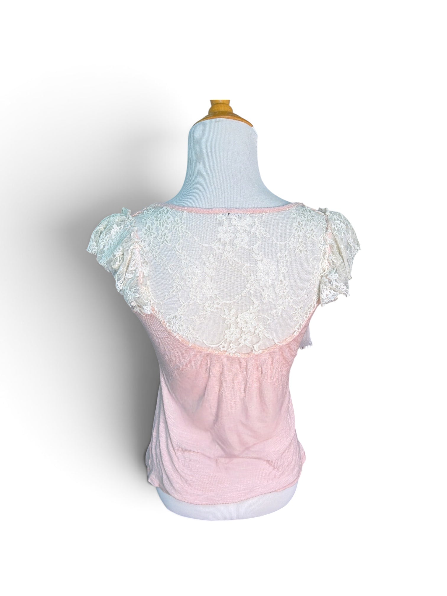 Y2K Feather Trim Top