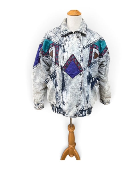 Rainbow West Vintage Denim Jacket – Size Small