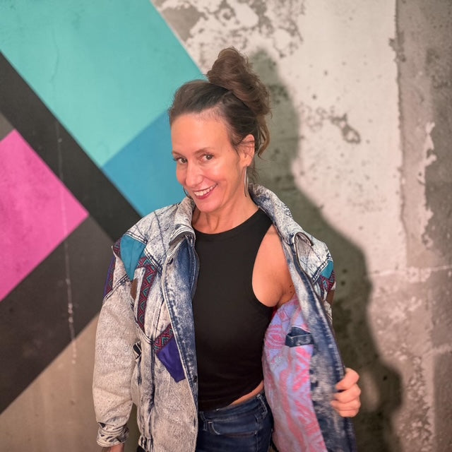 Rainbow West Vintage Denim Jacket – Size Small