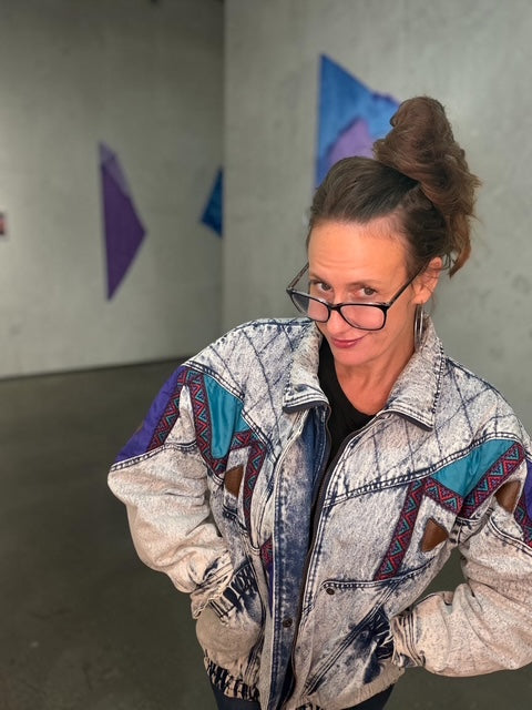 Rainbow West Vintage Denim Jacket – Size Small