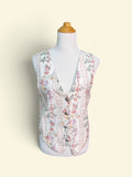 Cheyenne Outfitters Vintage Floral Ruffle Vest