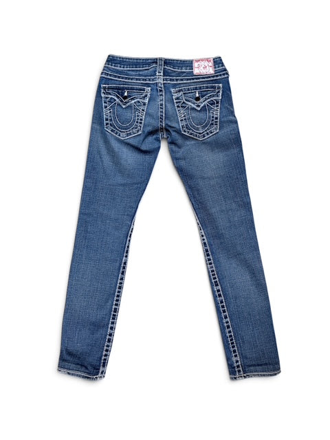 True Religion Vintage Low Rise Jeans Size 27