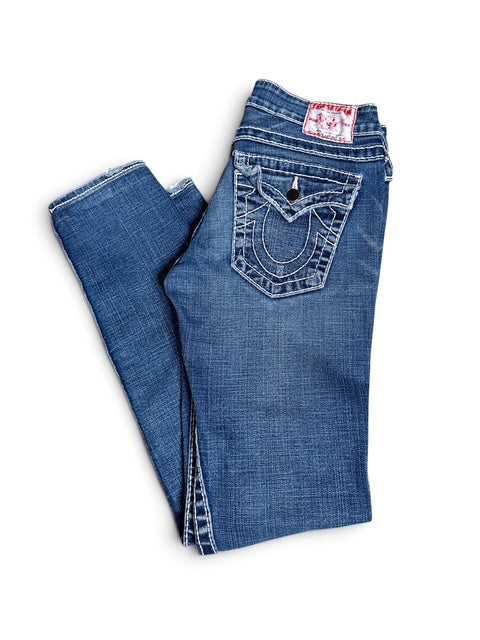 True Religion Vintage Low Rise Jeans Size 27