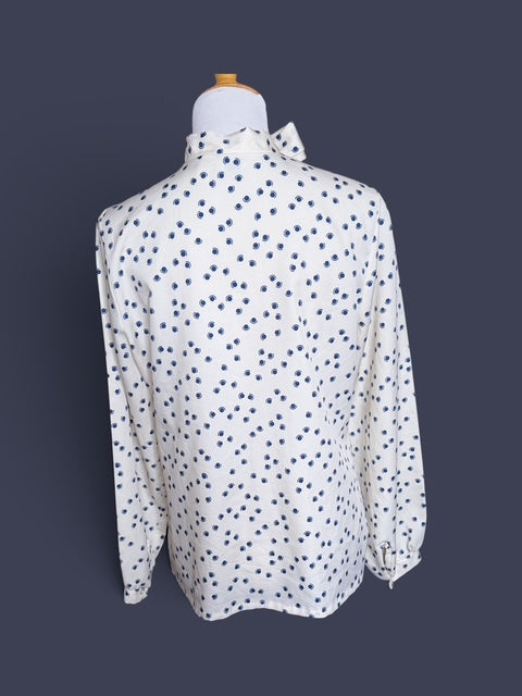 Sears Vintage 70s Bow Neck Blouse