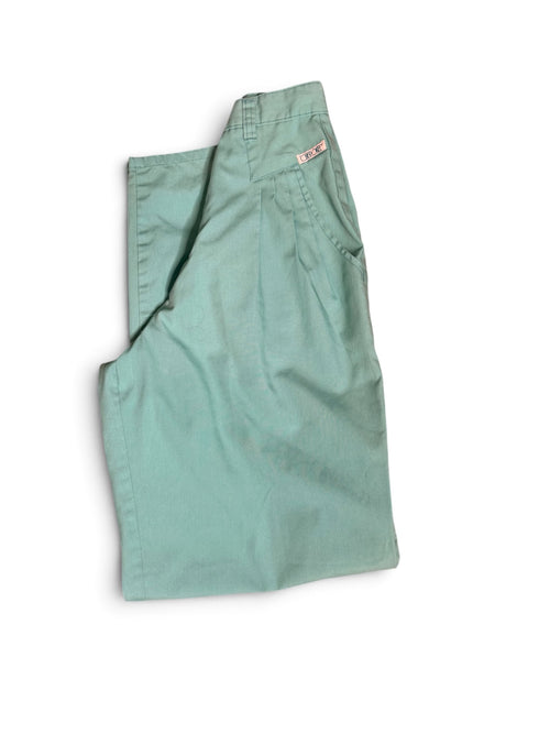 Cherokee Vintage Teal Color Block Pants