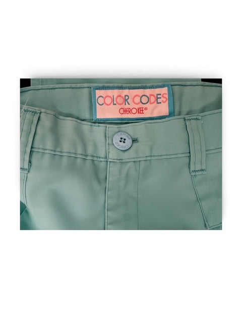 Cherokee Vintage Teal Color Block Pants