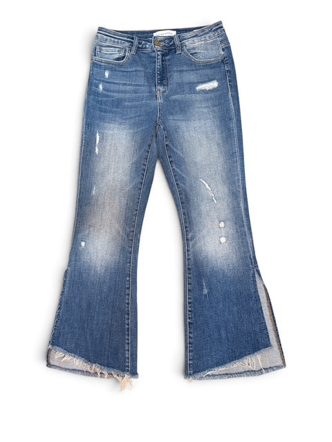 Flying Monkey Side Slit Flare Jeans - Size 27