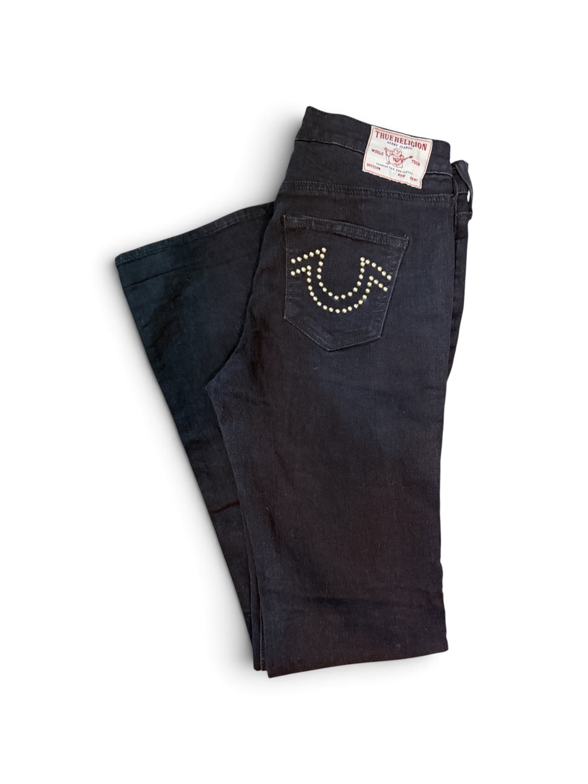 True Religion Black Bootcut Jeans - Size 29