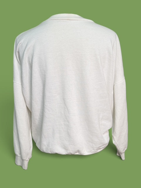 1980s Vintage Avant-Garde Graphic Sweatshirt | Made in USA