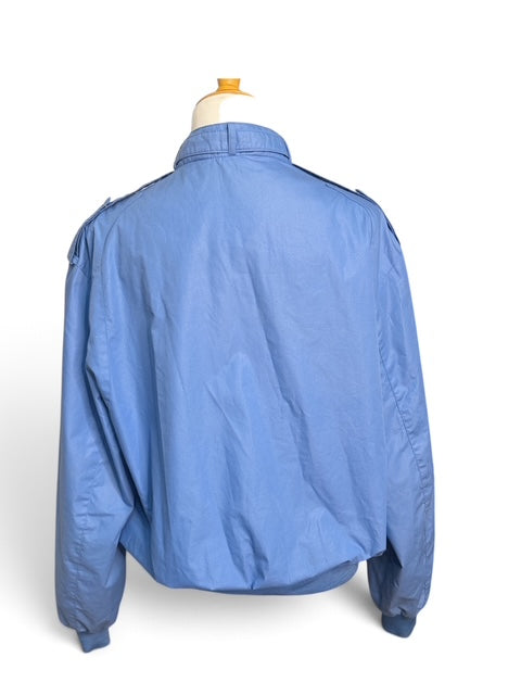 Vintage Members Only Blue Zip Jacket | Size 42